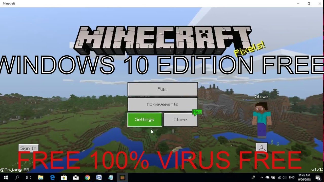 Minecraft Windows 10 Edition Download Free Full Game